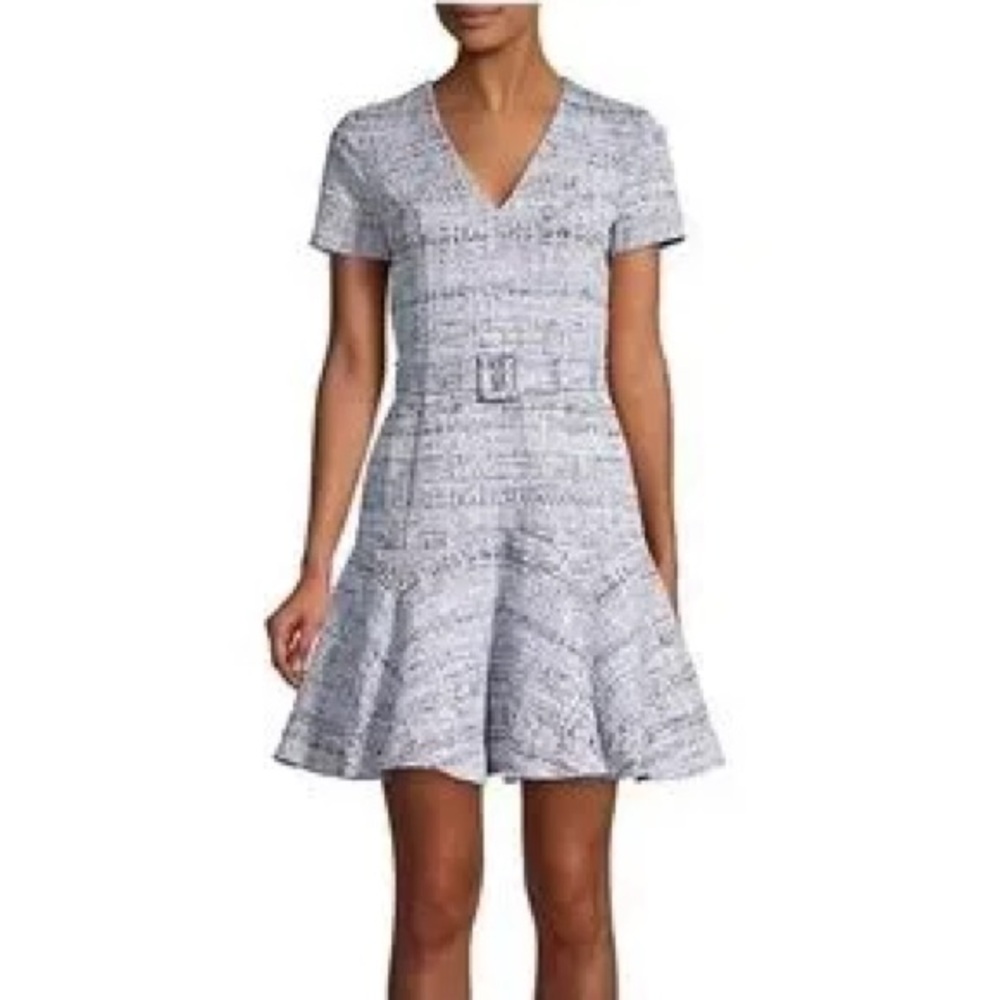 SHOSHANNA | Mallorie Tweed Flounce Dress